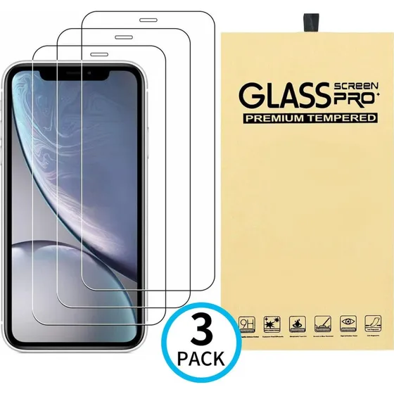 3X Hærdet glas til iPhone 11 Pro / X / Xs - 5D Full Fit