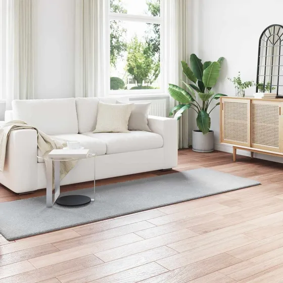 Faux Kanin Pels Tæppe Olite Grå 80x250 cm