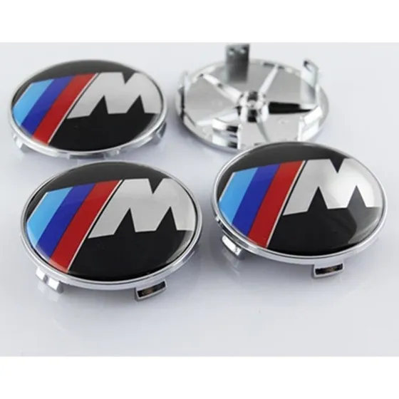 BMW M Logo Centerdæksler 68mm - 4-pak