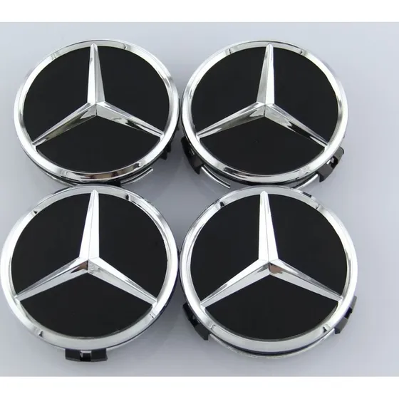 Mercedes Benz Krom Center Dæksler 60mm - 4-pak