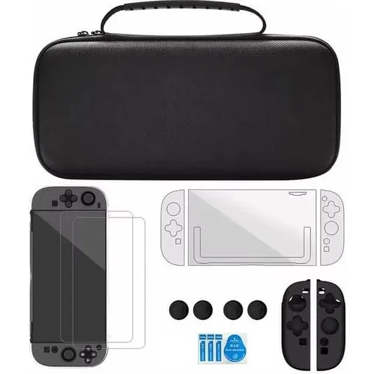 Etui med Tilbehør til Nintendo Switch 2 - Komplet Beskyttelsessæt