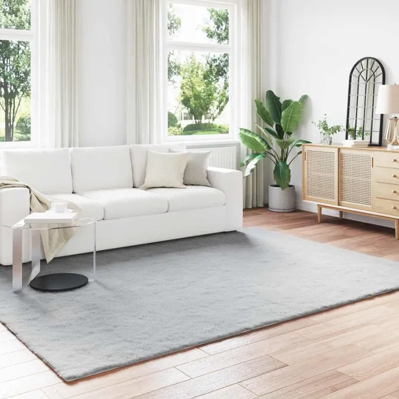 Faux kaninpels tæppe Olite 240x340 cm – Grå