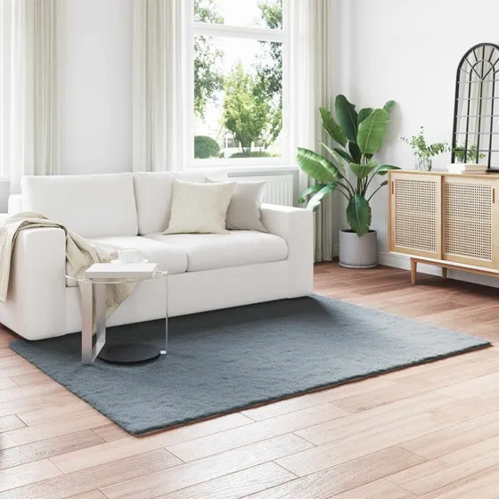 Faux kaninpels tæppe Olite 140x200 cm – Antracit