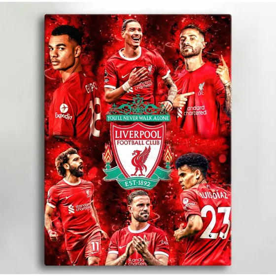 Lærredstryk Liverpool - 40x30 cm