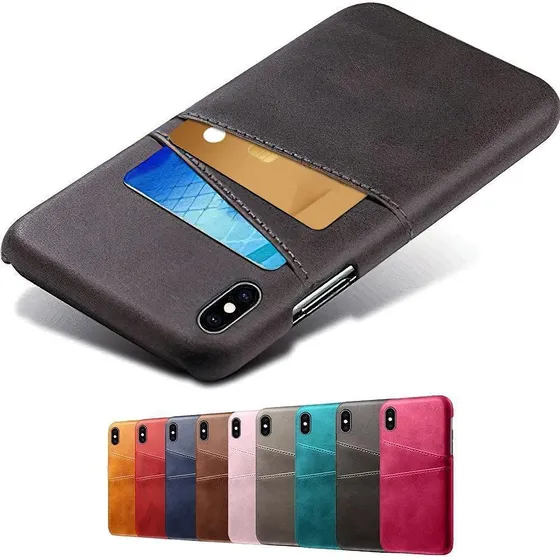 iPhone 7/8/SE (2020 & 2022) Cover med kortholder - Sort