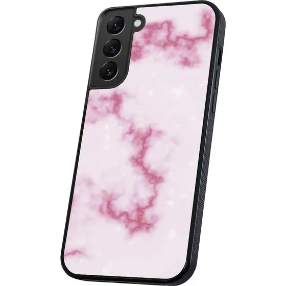 Samsung Galaxy S22 Cover Marmor - Sort