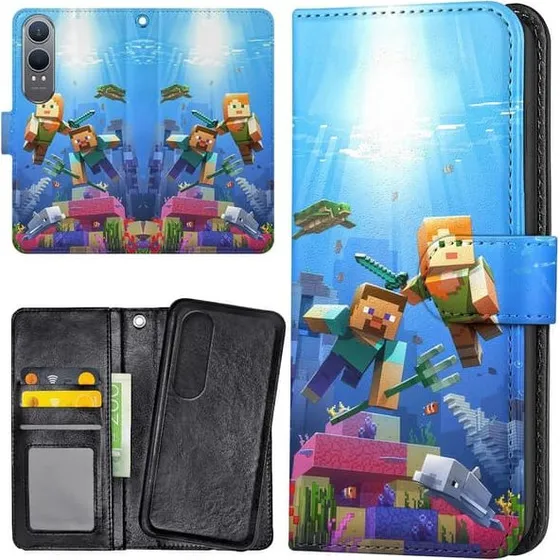 OnePlus Nord CE4 Lite 5G Minecraft Mobilcover med Pung