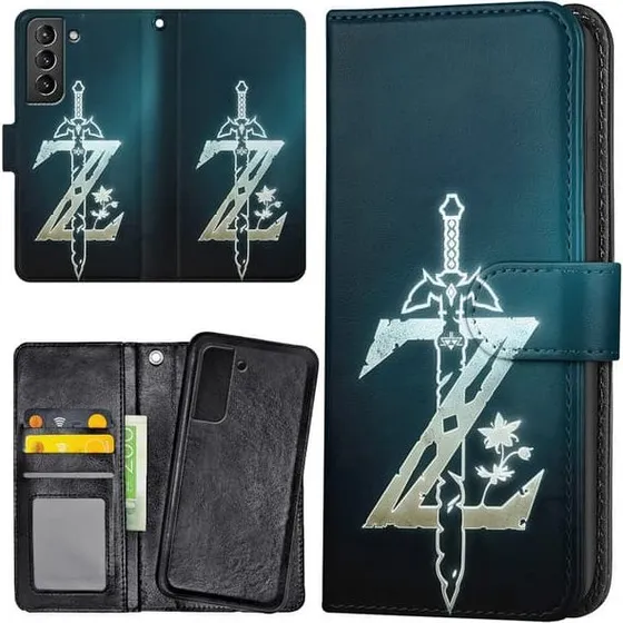 Samsung Galaxy S22 Etui med Pung - Zelda Design