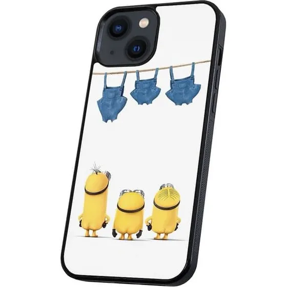 Minions Mobilcover til iPhone 14 - Sort