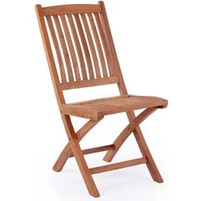 Mia Teak foldestol uden armlæn, kerneteak