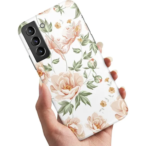 Samsung Galaxy S21 Cover - Blomstermønster