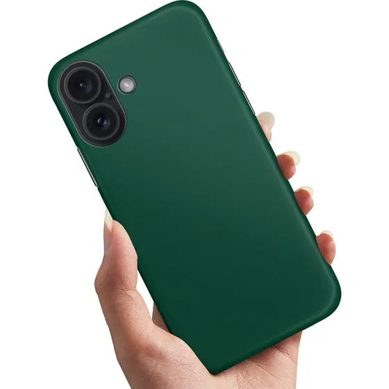 iPhone 16 Cover - Mørkegrøn