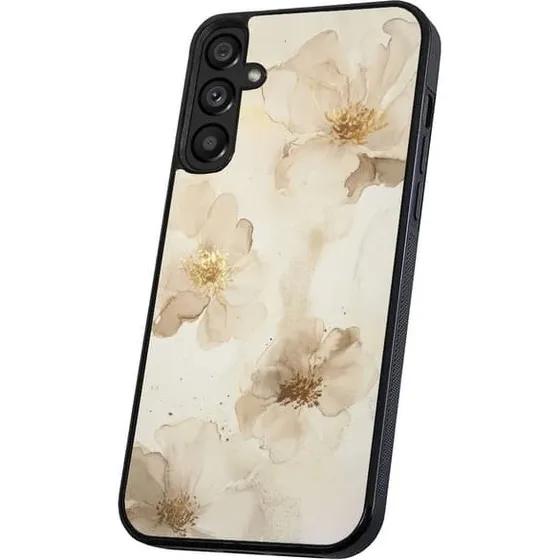 Samsung Galaxy A17 5G Cover - Flowers - Sort