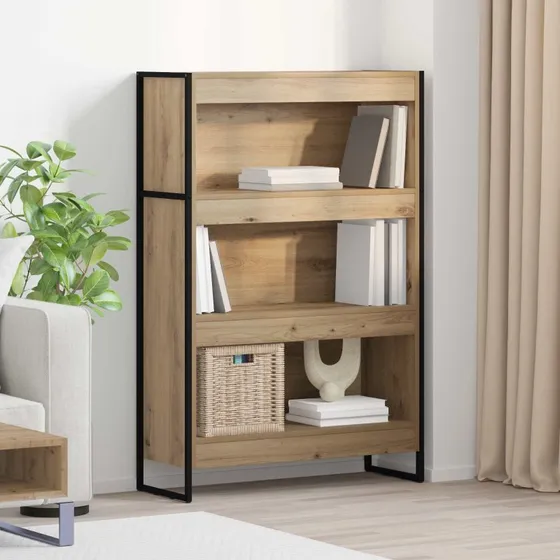 Bogskab Artisan eg 80x30x155 cm - konstrueret træ