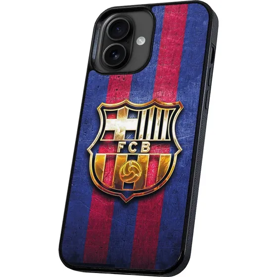 FC Barcelona Mobilcover til iPhone 16 - Sort