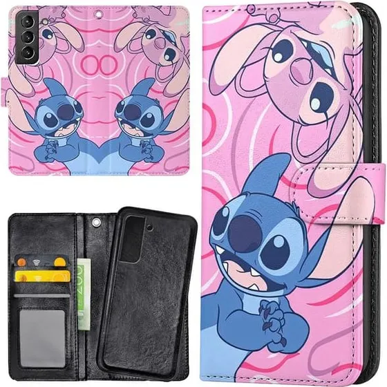 Samsung Galaxy S21 Stitch Pungetui med Kortholder