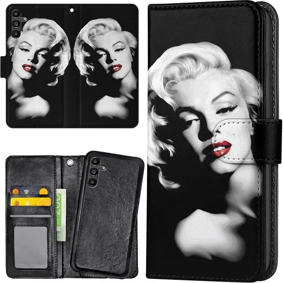 Samsung Galaxy A16 4G/5G Cover med Marilyn Monroe Pungetui