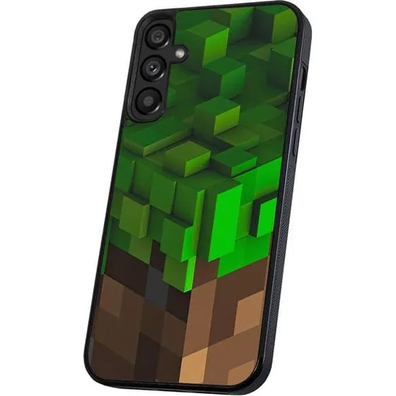 Samsung Galaxy A16 Minecraft Mobilcover - Sort