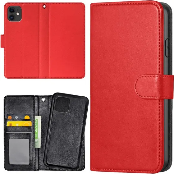 iPhone 11 Mobilcover Pungetui - Rød