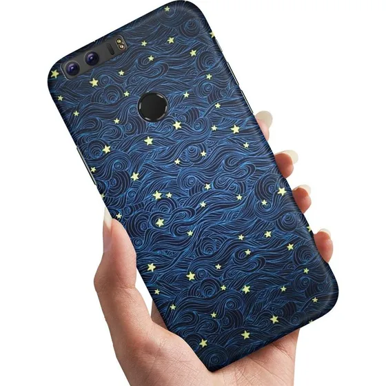Huawei Honor 8 Cover - Stjernemønster