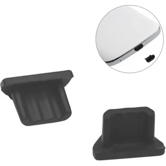 2-Pak Støvbeskyttelse til Micro-USB