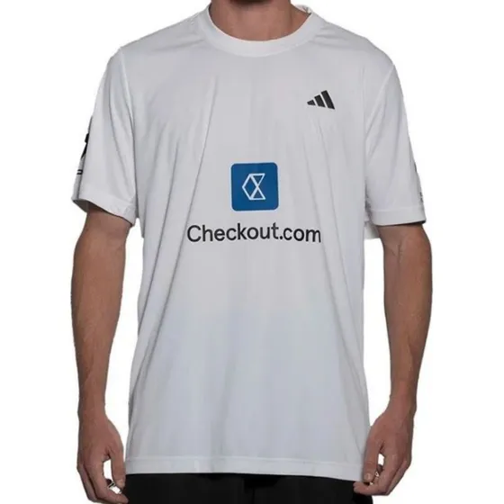 Adidas Ale Galán Replica Court Padel Tee - White - M