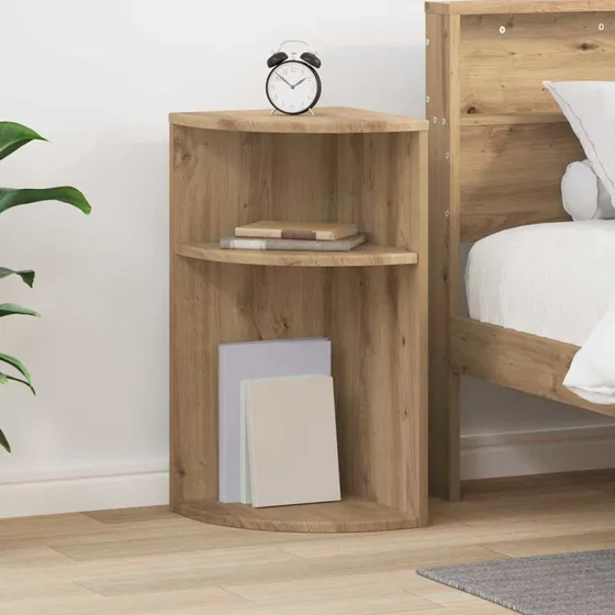 Endebord Artisan i Egetræ 29,6x29,6x60 cm