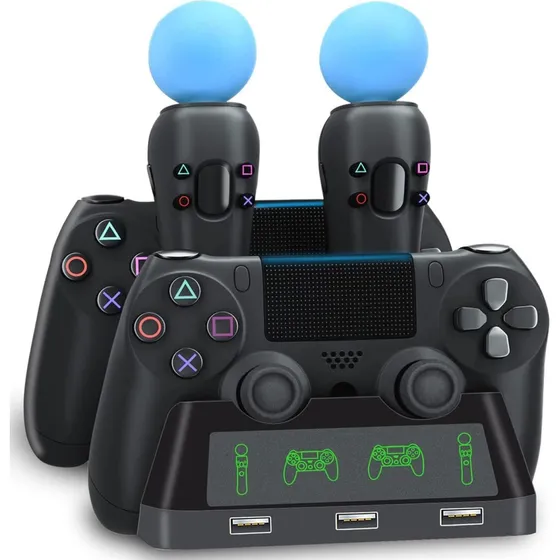 Playstation VR & PS4 Opladningsstation til controllere