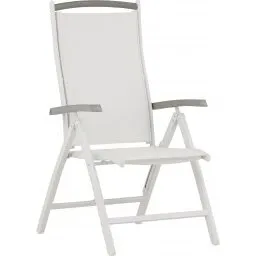 Albany Havestol - Hvid (Textilene)