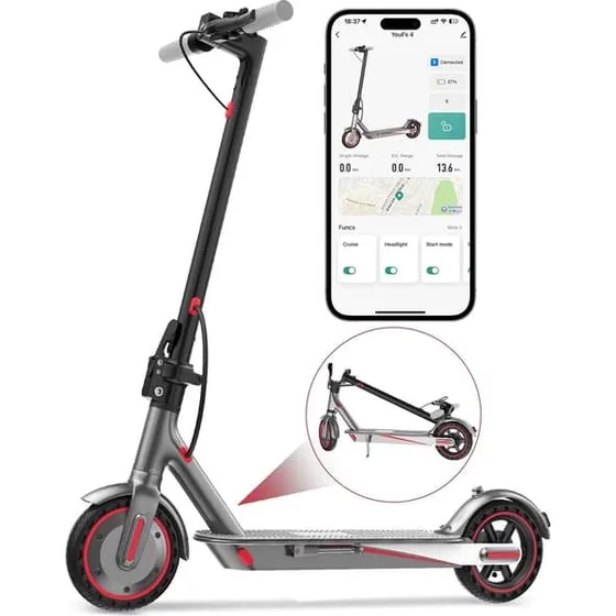 OOK-TEK D8 KickScooter Elsparkcykel - 30 km/t