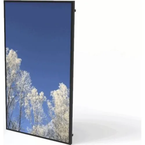 HI-ND Front Cover til 65" Fladt Panel - Sort Metal