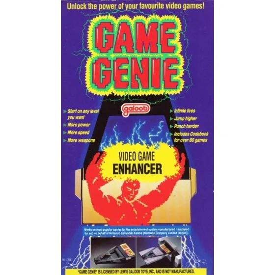 Game Genie til Nintendo 8-bit/NES - PAL B/SCN (Brugt)