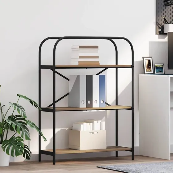 Bogreol Artisan Egetræ 80x30x109 cm