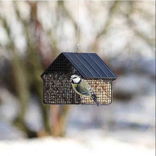 Wildlife Garden Jordnødfoderhus Hytte Sort