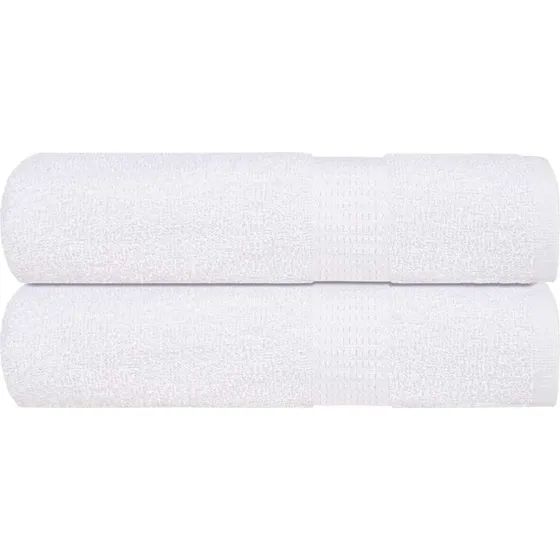 FROGN brusehåndklæder 2 stk. 70x140 cm, 360 GSM - hvid