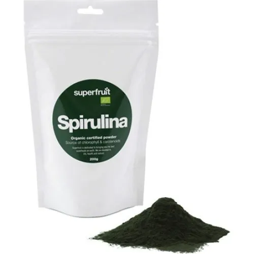 SuperFruit Spirulina Økologisk Pulver - 200 g