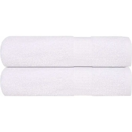 FROGN badehåndklæder 2 stk. hvid 100x150 cm 360 gsm