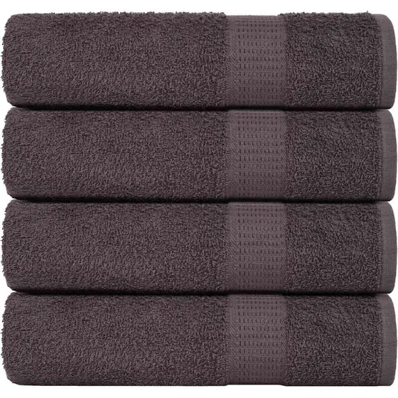 FROGN brusehåndklæder 4 stk. antracit 70x140 cm