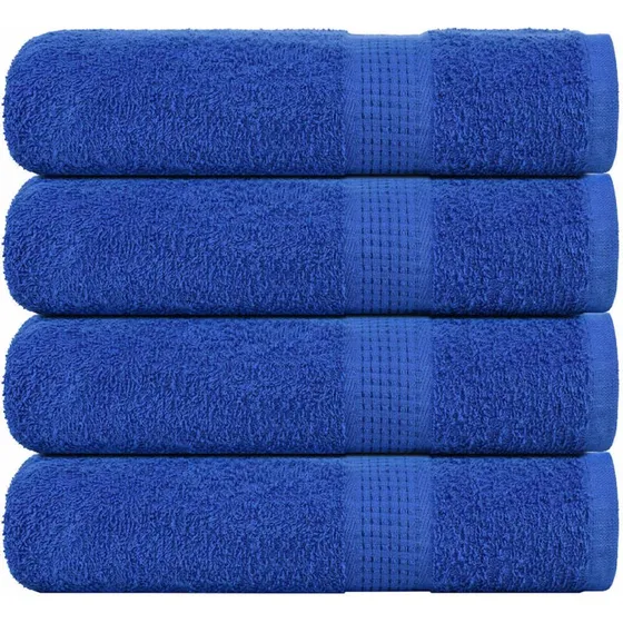 FROGN brusehåndklæder 4 stk blå 70x140 cm 360 gsm