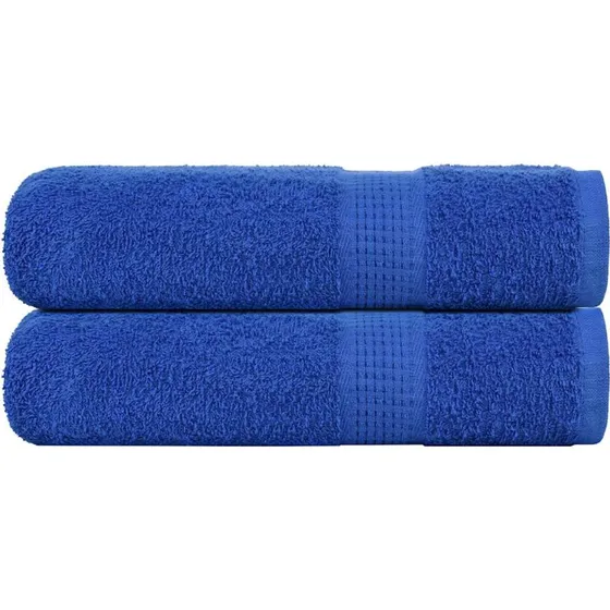FROGN badehåndklæder 2 stk. blå 100x150 cm 360 gsm