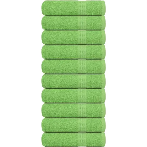 Badehåndklæder FROGN 10 stk. 100x150 cm æblegrøn 360 gsm