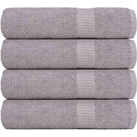 FROGN brusehåndklæder 4 stk. grå 70x140 cm 360 gsm