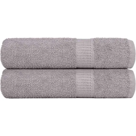 FROGN Badehåndklæder 2 stk. 100x150 cm, 360 g/m² – Grå
