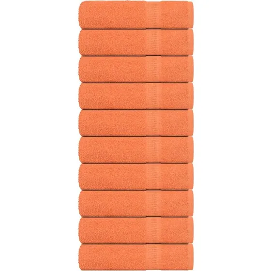 FROGN badehåndklæder 10 stk orange 70x140 cm 360 gsm
