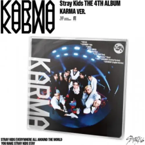 Stray Kids - Karma (Random Ver.) CD + Tilfældigt Fotokort