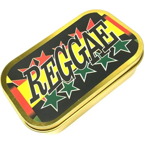 Tobaksetui med reggae-design