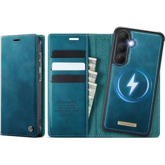 CASEME Pungcover til Samsung Galaxy S26+ - Grøn - Magnetisk