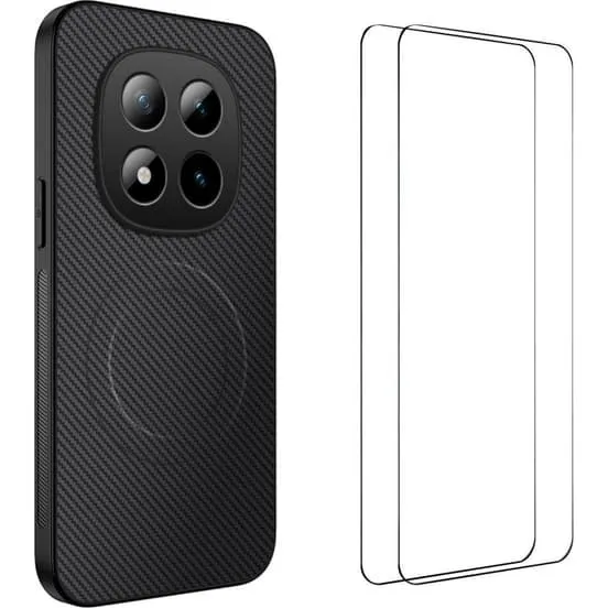 WANLONFENG Magnetcover til Xiaomi Redmi Note 15 Pro 5G - Sort