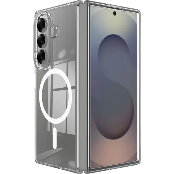 Samsung Galaxy Z Fold7 5G Cover med MagSafe - Gennemsigtig TPU/Akryl