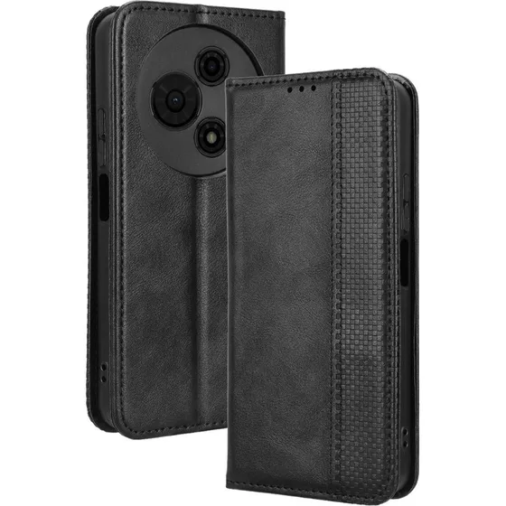 TCL 605 4G / 60 SE Etui Pung med Stativ - Sort Retro